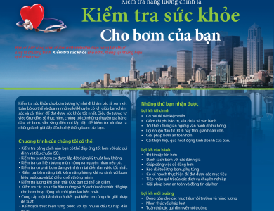 Kiểm tra năng lượng chính là kiểm tra sức khỏe cho bơm của bạn